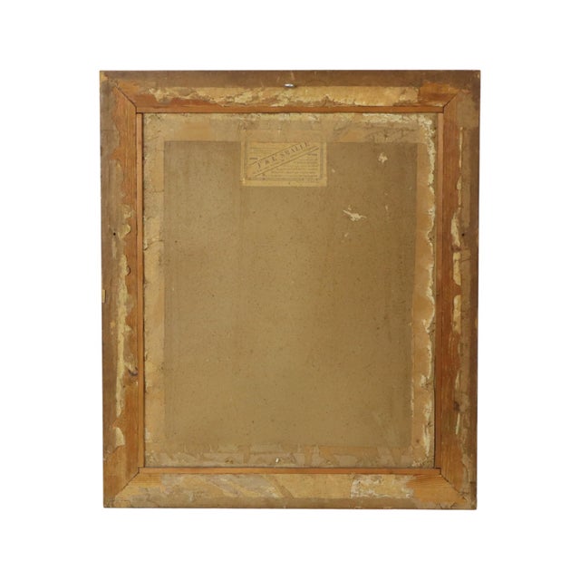 Gold Large Vintage Photo Portrait of Man, 1921 For Sale - Image 8 of 13