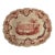 Adams Staffordshire Pink Transferware Platter of West Point. Circa 1850 For Sale