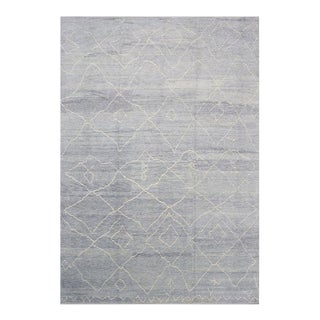 Handwoven Moroccan Area Rug 10x14 For Sale