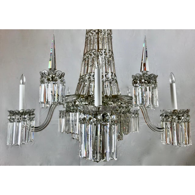 Mid 19th Century Crystal Chandelier by F&C Osler of Tent and Waterfall Design For Sale - Image 11 of 12
