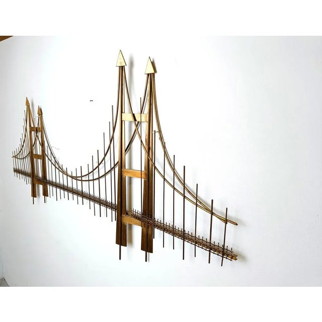 Wall Sculpture of the Golden Gate Bridge, 1970s For Sale - Image 4 of 8