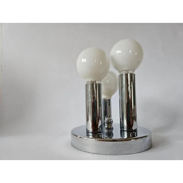 1970s Mid-Century Wall or Ceiling Flush Mount from Sölken Leuchten, 1970s For Sale - Image 5 of 17