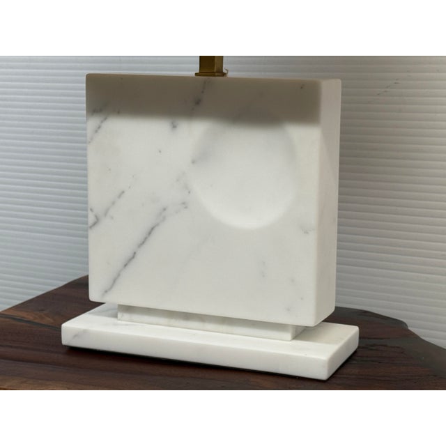 Michael Pagani + Laura Kirar for Baker Furniture Blanc Sculpte Table Lamp For Sale - Image 9 of 12