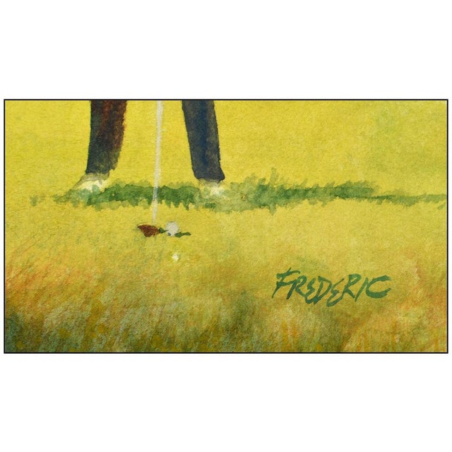 Contemporary Mid 20th Century Afternoon Rounds, Joseph E. Frederic For Sale - Image 3 of 4