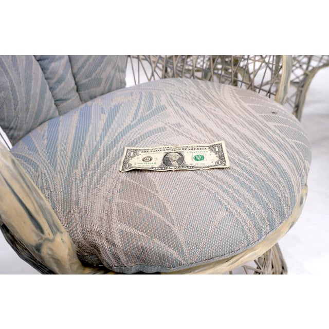 Off-white Russel Woodard Spun Fiberglass Oval Racetrack Dining Table 4 Chairs Outdoor Set For Sale - Image 8 of 18