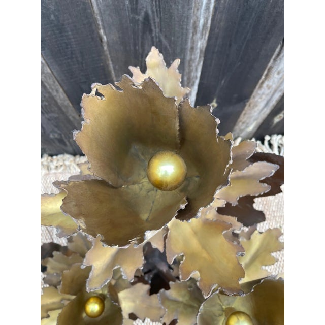 1980s Flower Floor Lamp in the style of Maison Jansen, 1980s For Sale - Image 5 of 12