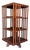 Revolving Three-Tier Bookcase with Slatted Sections on Revolving Base, 1900s For Sale