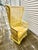 Vintage 1970s High-Back Rattan Wingback Lounge Chairs — Sculptural Coastal Mid-Century Modern Pair For Sale - Image 9 of 11
