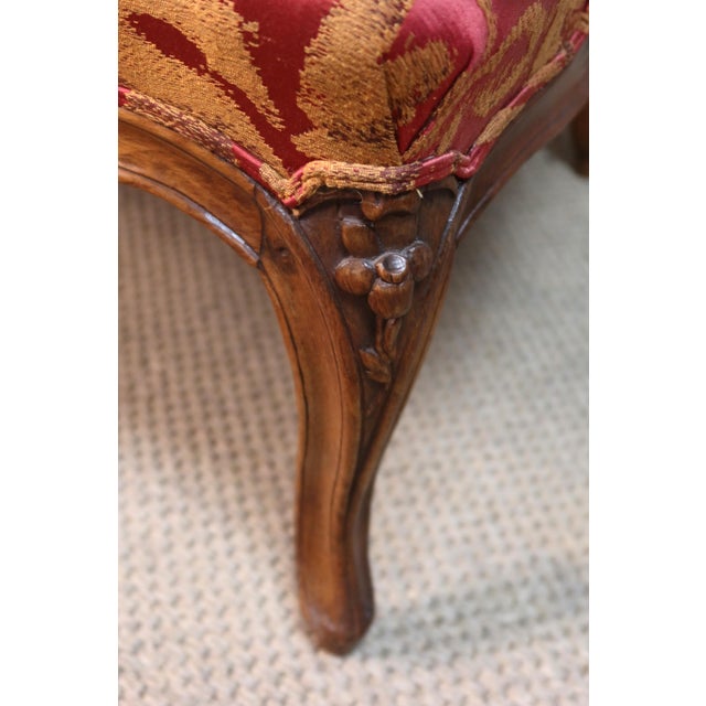 Wood Louis XV Bergère Lounge Chair For Sale - Image 7 of 11
