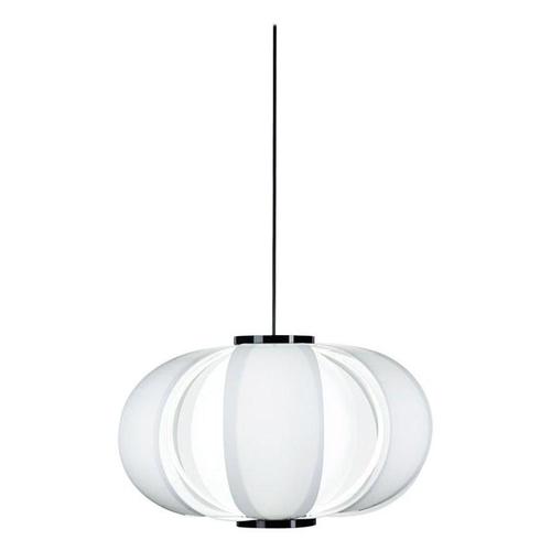 Metal Mid-Century Modern White Methacrylate Coderch Mini Disa Hanging Lamp from Tunds For Sale - Image 7 of 7
