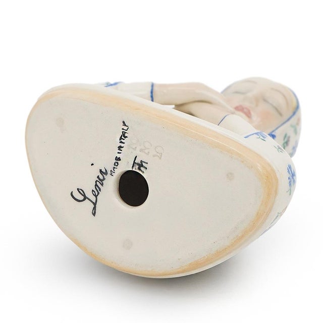 Ceramic Sculpture of the Madonna by Pietro Spertini for Lenci, 1930s For Sale - Image 12 of 14