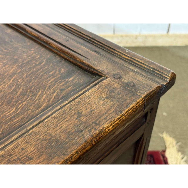19th Century English Oak Chest For Sale - Image 18 of 18