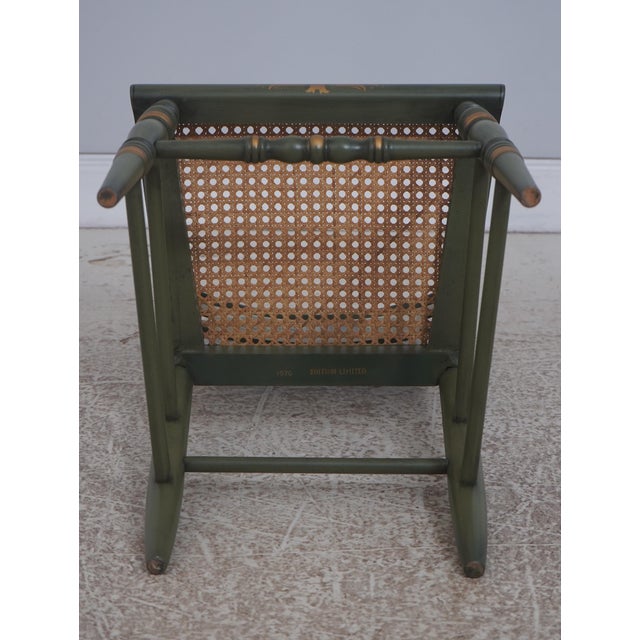 Hitchcock the Adams Old House Bicentennial Edition Cane Seat Side Chair For Sale - Image 15 of 18