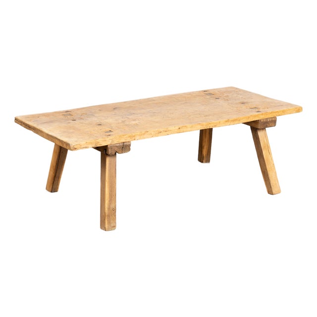 Early 20th Century Rustic Hungarian Coffee Table For Sale