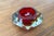 Vintage Italian Red and Yellow Sommerso Murano Glass Bowl, 1970s For Sale - Image 17 of 18