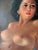 1960s 1960’s Vintage Female Nude Portrait Oil Painting on Canvas – Framed For Sale - Image 5 of 12