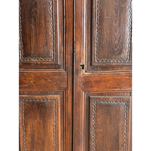 18th c. French Oak Cabinet For Sale In Denver - Image 6 of 9