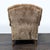 Vintage Victorian Tufted Velvet Lounge Chair With Carved Wooden Accents For Sale - Image 6 of 10