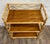 Vintage Boho Bent Rattan Small Etagere Bookshelf Bookcase For Sale In Kansas City - Image 6 of 9