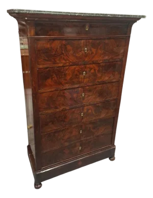 Antique Mahogany Chest of Drawers, 1890