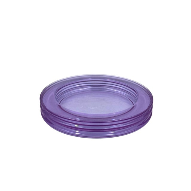 1960s Space Age "Onde" Series Crystal Ashtray, Sergio Asti, Arnolfo Di Cambio Italy Ca. 1970 For Sale - Image 5 of 12