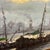 20th Century European School Oil on Canvas Boats in the Harbor Framed Signed For Sale - Image 11 of 12