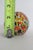 Mid 20th Century Art Glass Paperweight Multicolor Yellow Black Orange Confetti Pattern 5074b For Sale - Image 5 of 9