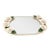 Vintage Studio Silversmiths Floral Mirrored Vanity Tray For Sale