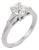 Mid Century Gia 1.11 Carat Old Mine Cut Diamond Platinum Engagement Ring, Size 5.25 For Sale