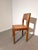Beautiful set of six solid teak dining chairs featuring a clean contemporary design and exceptional craftsmanship....