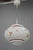 Vintage Hand-Painted Milk Glass Pendant Light, 1970s For Sale - Image 3 of 9