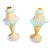 Opaline and Light Blu Murano Glass Table Lights, 1990s For Sale - Image 12 of 12