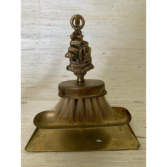 Mid 20th Century Brass Fireplace Tools For Sale - Image 5 of 5