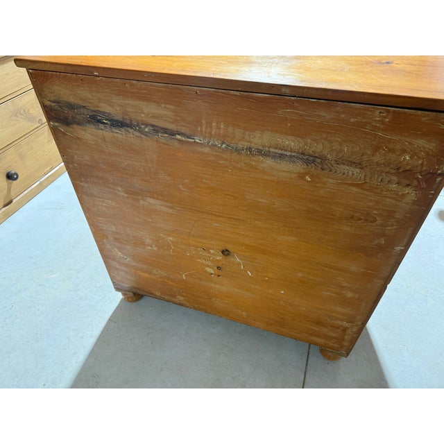 Antique Pine Two Over Three Drawers - Chest of Drawers From England For Sale - Image 18 of 18