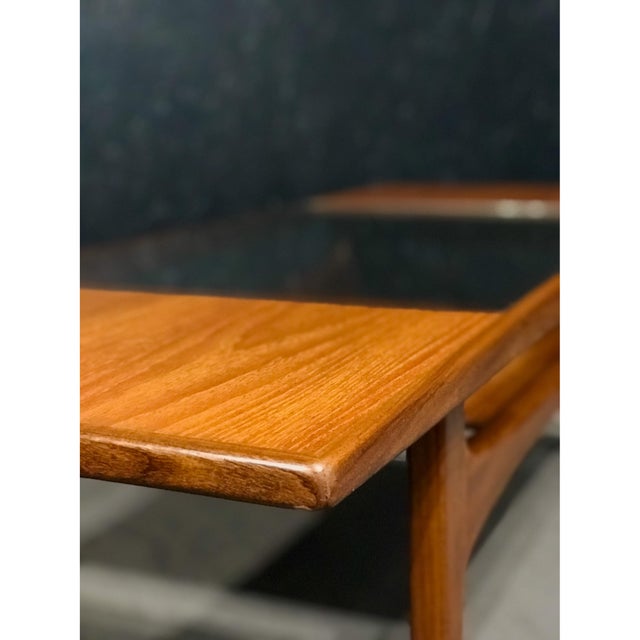 Brown Teak Coffee Table attributed to Victor Wilkins for G-Plan, 1960s For Sale - Image 8 of 9