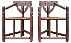 Set of Antique Scottish Turner Chairs
