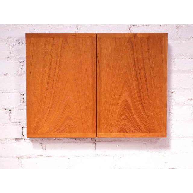 Danish Teak Tri Fold Wall Mirror By Kai Kristiansen For Aksel Kjersgaard Chairish