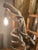 Wood Tree Table Lamp With Live Edge Base and Root Upper. For Sale - Image 7 of 16