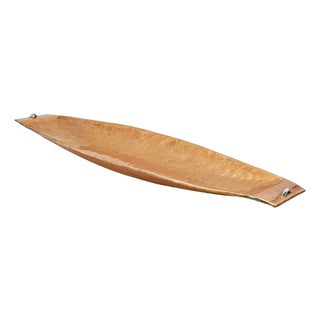 1980s Large Center/Serving Bowl by Emilia Castillo, Mexican Modernism Silversmith For Sale