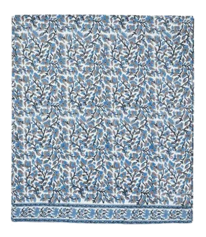 Anna Full Bed Blue Fitted Sheet