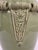 Green Leona for Neiman Marcus Italian Green Crackle-Glazed Ceramic Vase For Sale - Image 8 of 12