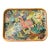 Vintage Handmade Wood Decoupage Denmark Travel Tray For Sale