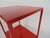 2010s Late 20th Century Mid-Century Modern in the Manner of Baldwin Red Side Table For Sale - Image 5 of 6