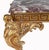 Baroque Italian Gilt Console Table in Breccia Marble For Sale - Image 5 of 11