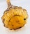 Glass Vintage Italian Empoli Amber Glass Decanter Genie Bottle Bud Vase No Stopper For Sale - Image 7 of 8