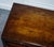 Vintage Military Campaign Hardwood and Brass Coffee Table with Drawers For Sale - Image 9 of 13