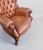 French Louis XV Style Chair in Carved Walnut and Patinated Leather, 1890s For Sale - Image 12 of 18