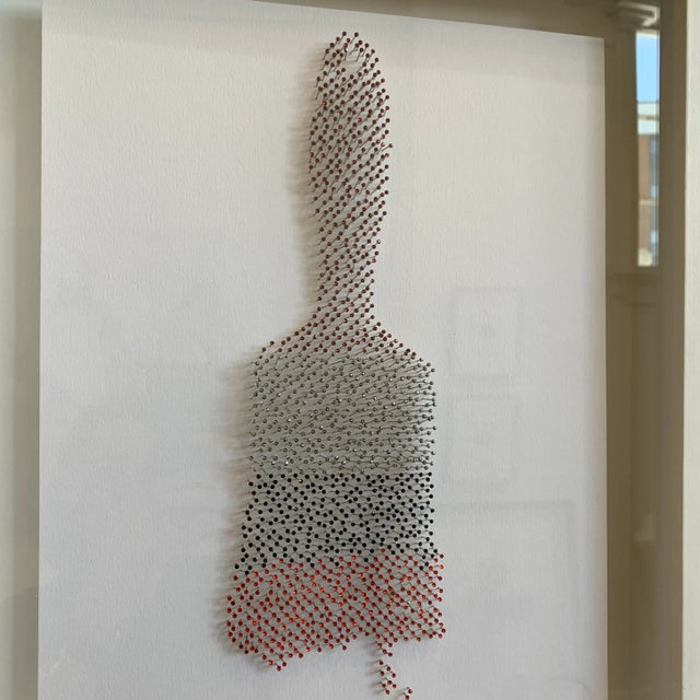 Artist: Stephen Graham Signed Original THE ART OF THE PIN Negative space is something created by emptiness. It is the...