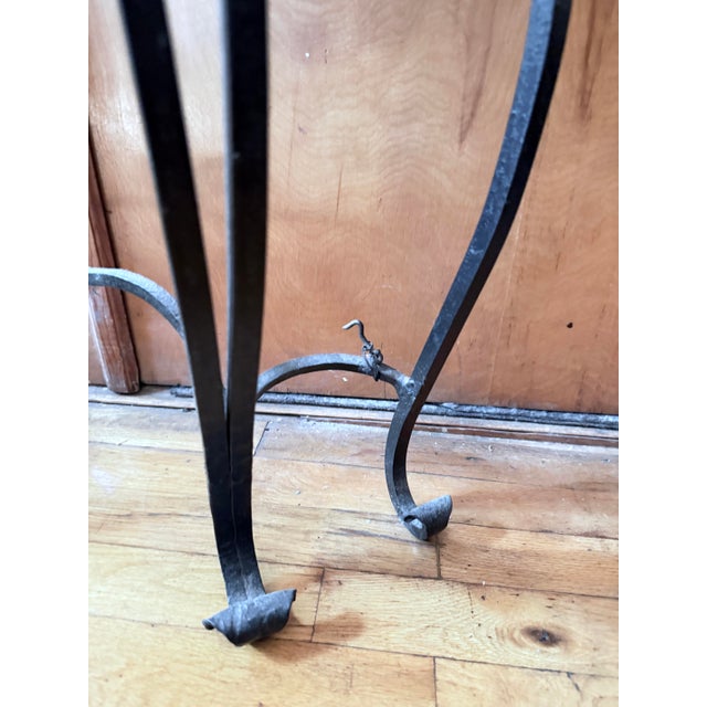 Antique French Demilune Console For Sale - Image 9 of 12