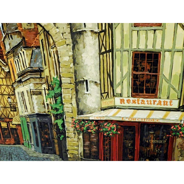 Impressionist Viktor Shvaiko "Salon De The" Hand Signed With Custom Frame#90/325 For Sale - Image 3 of 7